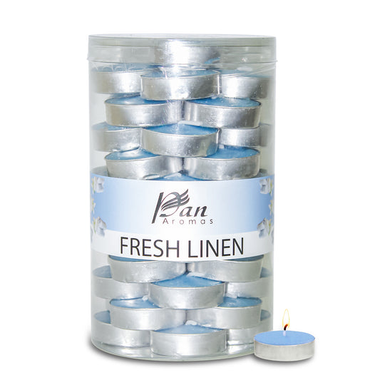 45-Pack Scented Tealight Candle - Fresh Linen