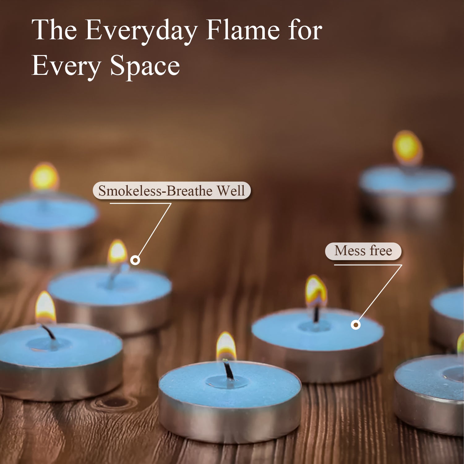 45-Pack Scented Tealight Candle - Fresh Linen