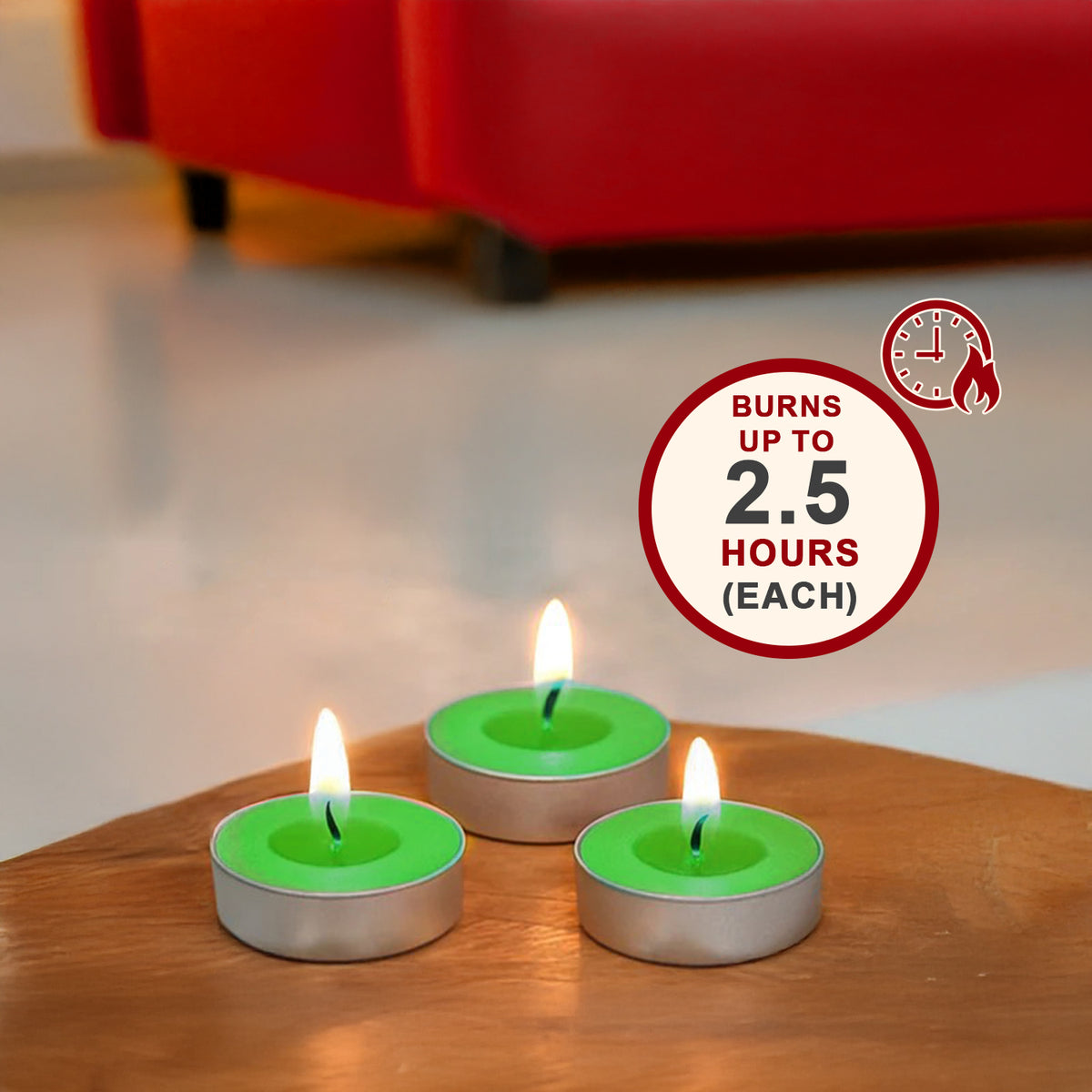 45-Pack Scented Tealight Candle - Jasmine
