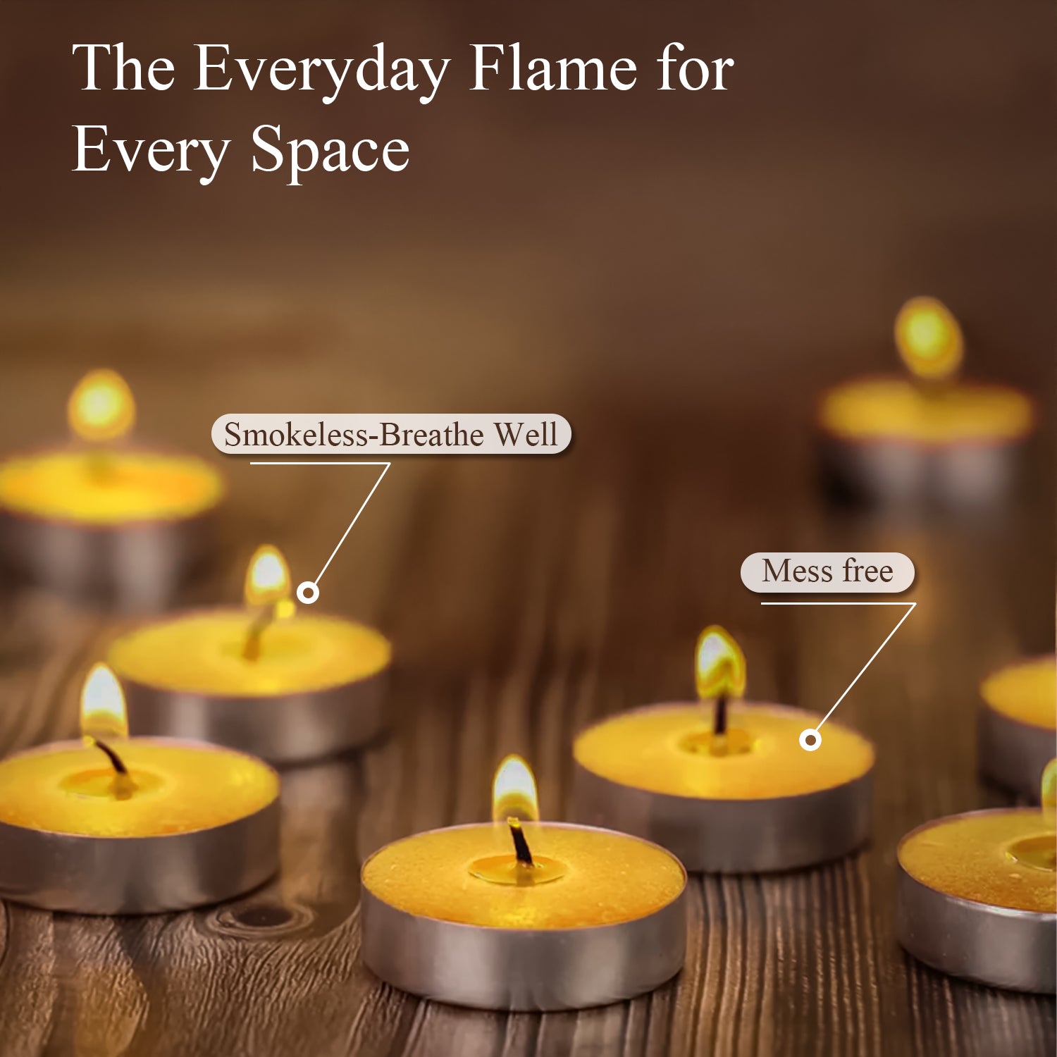 45-Pack Scented Tealight Candle - Lemon Grass