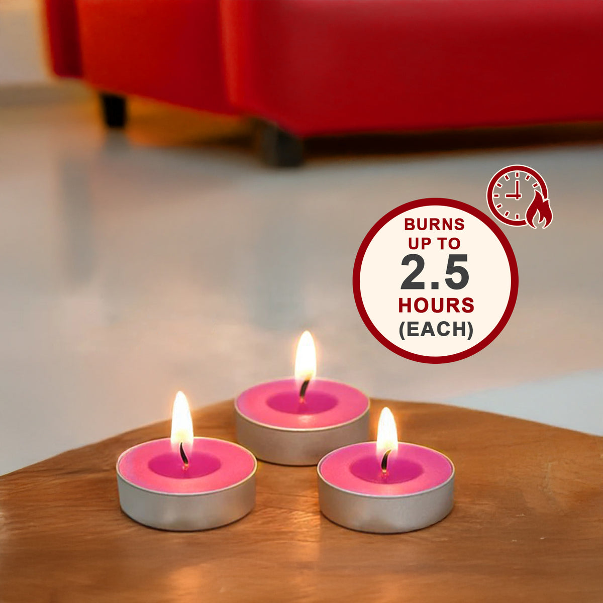 45-Pack Scented Tealight Candle - Orchard Blossom