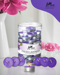 45-Pack Scented Tealight Candle - Fresh Lavender