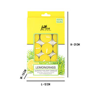 15-Pack Scented Tealight Candle - Lemon Grass