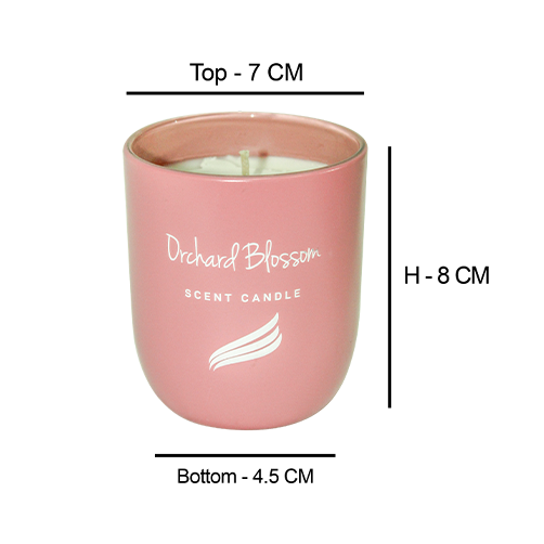 150gms Crystal Collection Scented Candle - Orchard Blossom