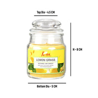 85gm Jar Candle with Lid - Lemon Grass