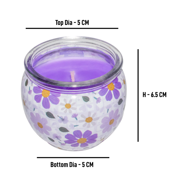 Shrink Sleeve Glass Candle - Fresh Lavender