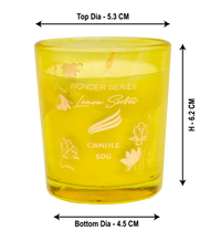 50gm Wonder Series Shot Glass Candle - Lemon Sorbet
