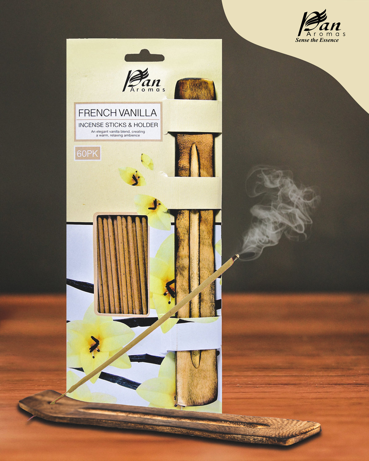 60-Pack Incense Stick - French Vanilla