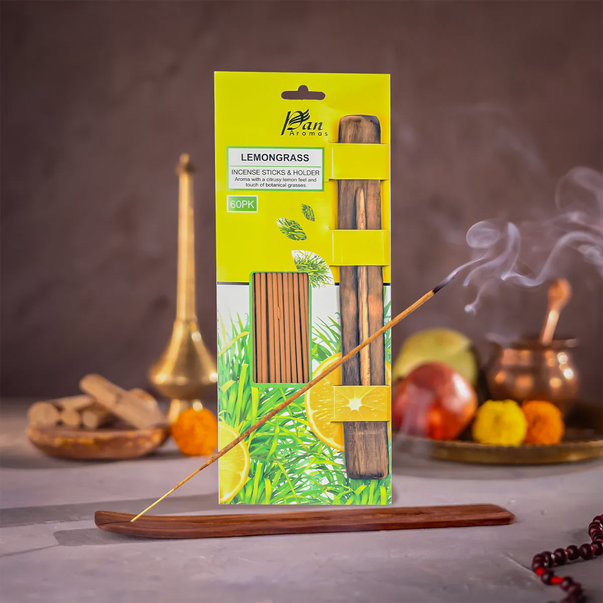 60 Pack Scented Incense Stick- Lemon Grass