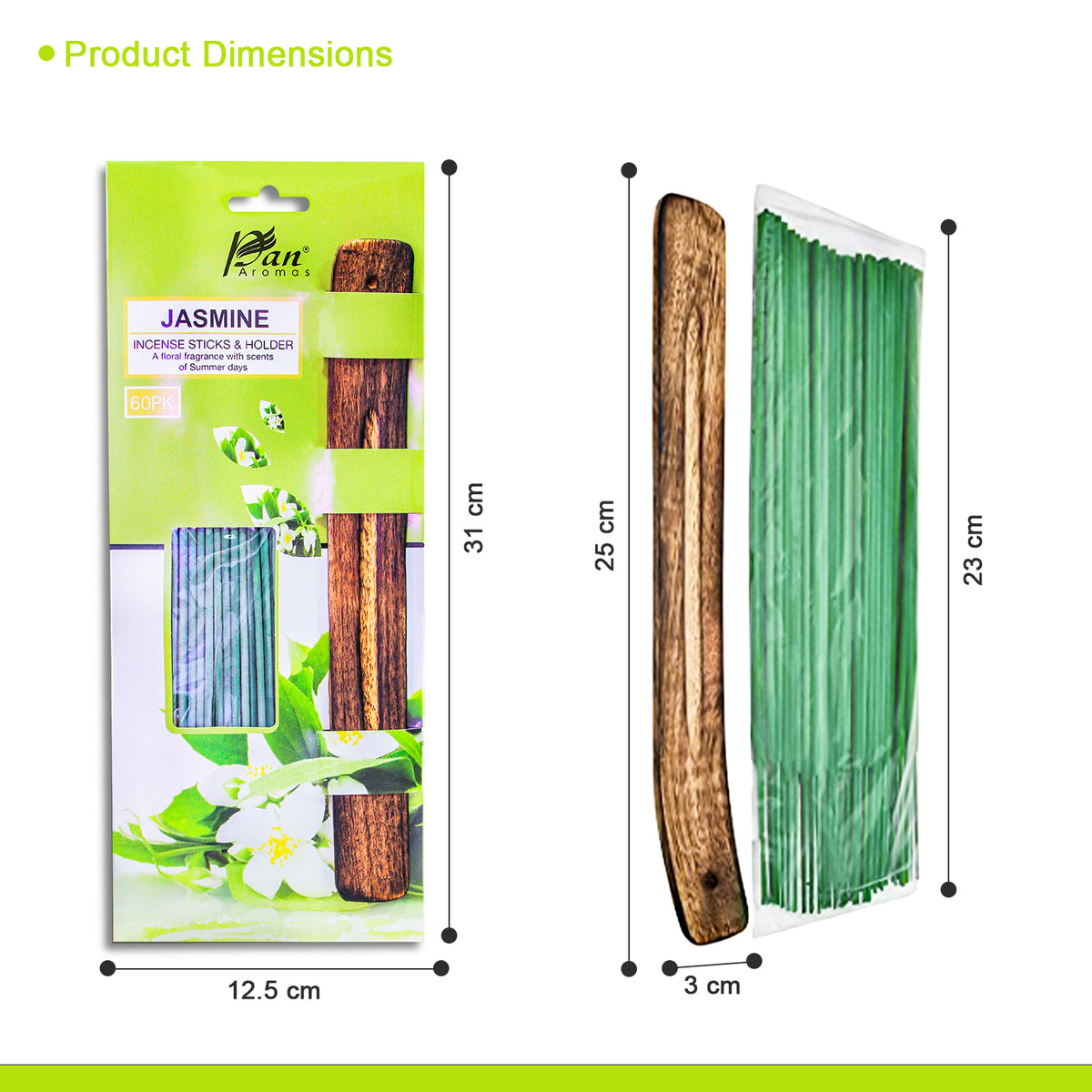 60 Pack Scented Incense Stick- Jasmine
