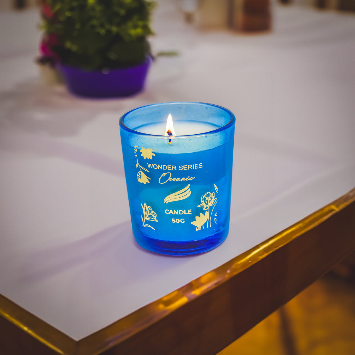 Oceanic Scented Candle - Wonder Series (50gms)