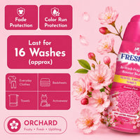 FRESHON  by Pan Aromas (Orchard Fresh) In-Wash Fragrance Booster Beads 350g | Long-Lasting Laundry Freshener | Works with All Washing Machines | Gentle on Fabrics | Lasts Up to 16 Washes