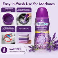 FRESHON  by Pan Aromas (Lavender Fresh) In-Wash Fragrance Booster Beads 350g | Long-Lasting Laundry Freshener | Works with All Washing Machines | Gentle on Fabrics | Lasts Up to 16 Washes