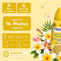FRESHON  by Pan Aromas (Summer Fresh) In-Wash Fragrance Booster Beads 350g | Long-Lasting Laundry Freshener | Works with All Washing Machines | Gentle on Fabrics | Lasts Up to 16 Washes