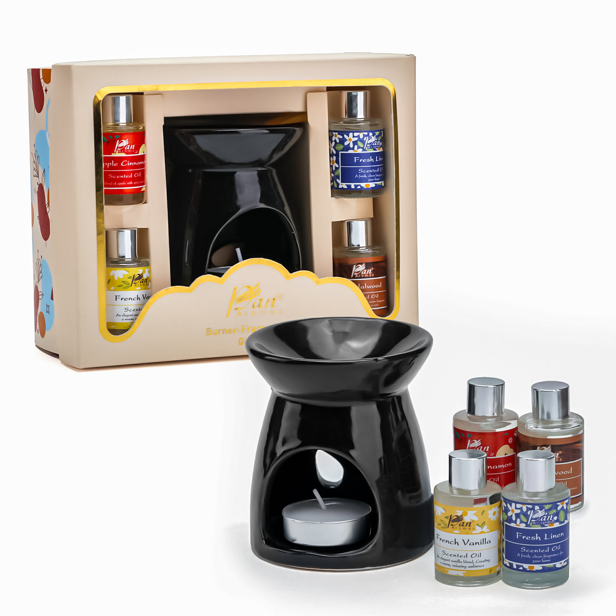 Burner Fragrance Oil Gift Set - 2B Warm_Black