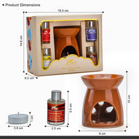 Burner Fragrance Oil Gift Set - 2B Warm_Brown