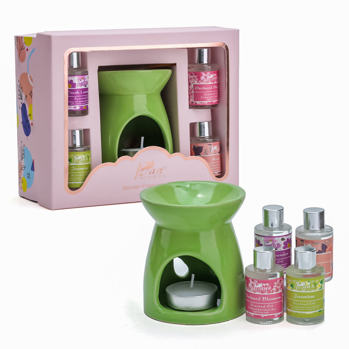 Burner Fragrance Oil Gift Set - 2B Cool_Green