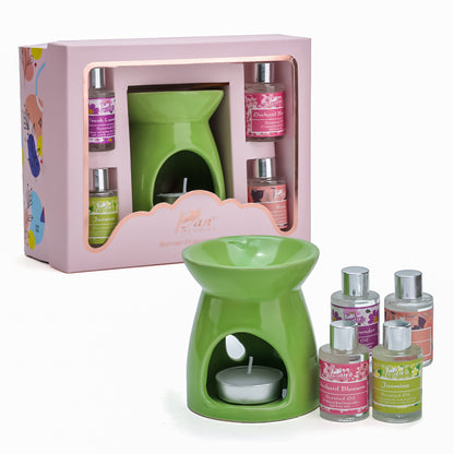 Burner Fragrance Oil Gift Set - 2B Cool_Green