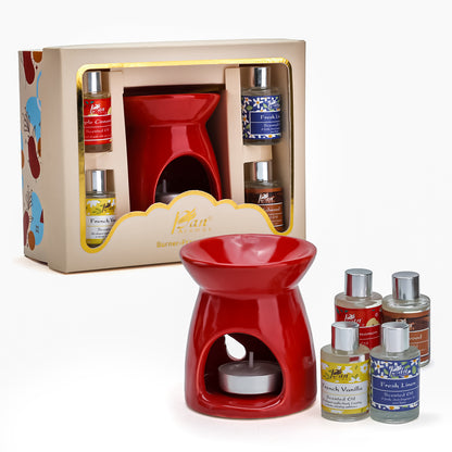 Burner Fragrance Oil Gift Set - 2B Warm_Red