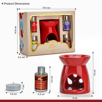 Burner Fragrance Oil Gift Set - 2B Warm_Red