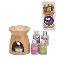 Assorted Burner Fragrance Oil Giftset 2- Brown