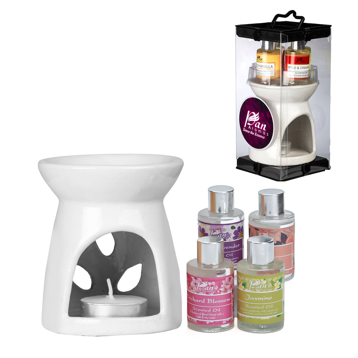 Assorted Burner Fragrance Oil Giftset 2- White