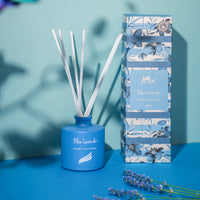 Blue Lavender Scented Reed Diffuser - Crystal Collection (100ml)