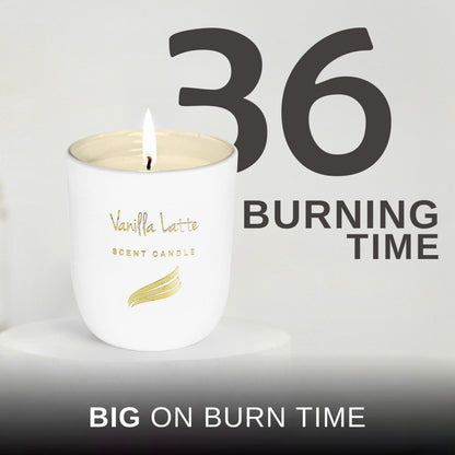 Crystal Collection – Vanilla Latte (Special Combo) | Reed Diffuser (100ml) & Scented Candle (150g)