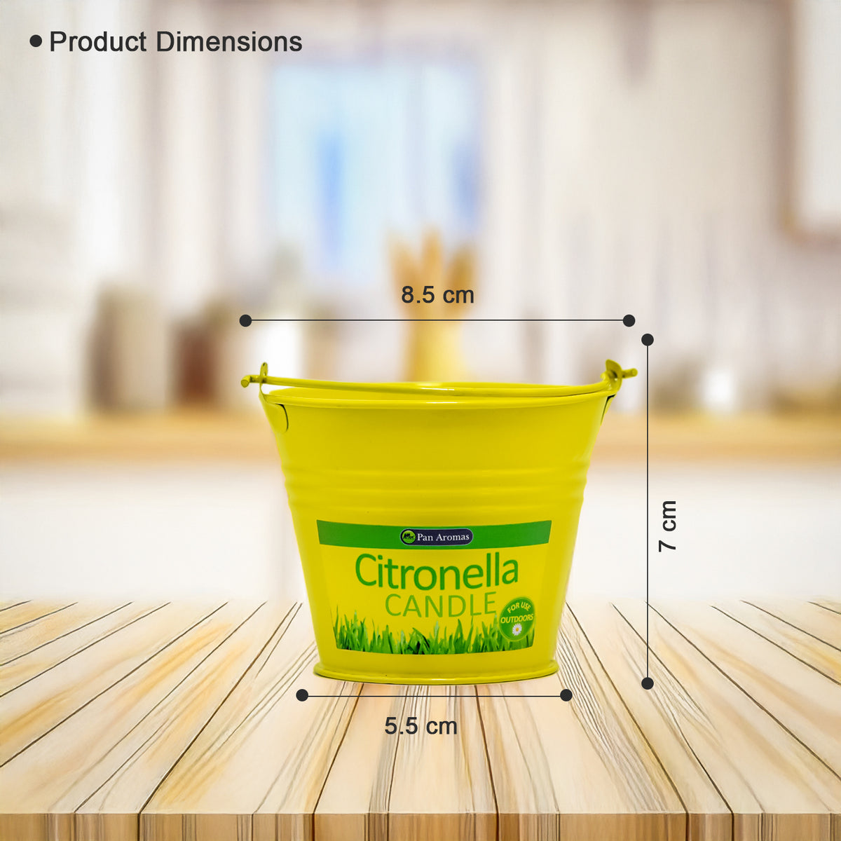 Citronella Bucket Candle – Bug-Free, Worry-Free! (120 gms)