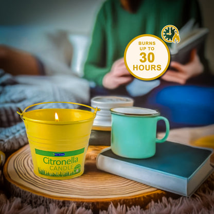 Citronella Bucket Candle – Bug-Free, Worry-Free! (120 gms)