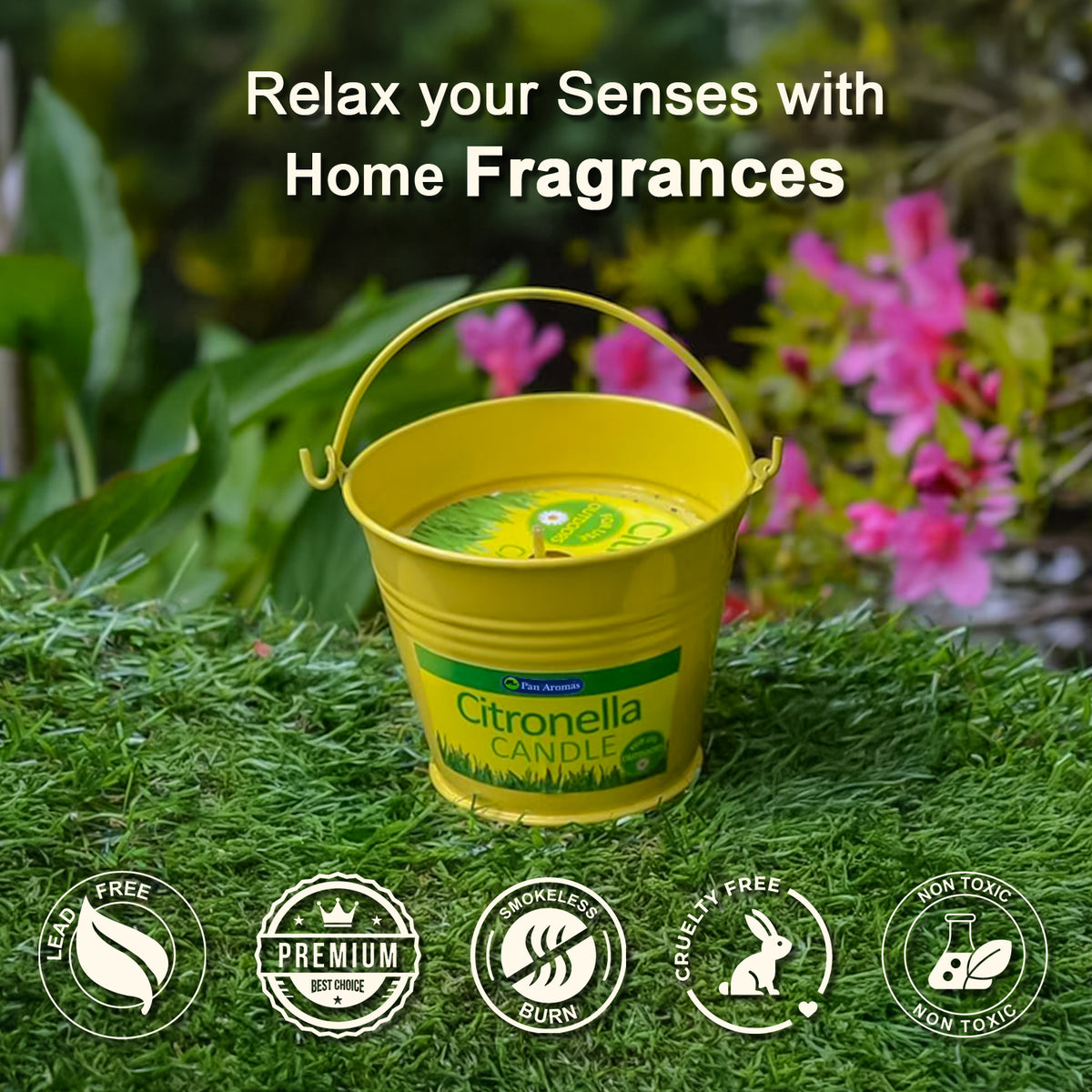 Citronella Bucket Candle – Bug-Free, Worry-Free! (120 gms)