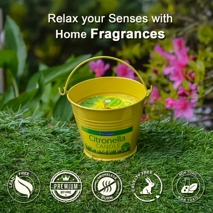 Citronella Bucket Candle – Bug-Free, Worry-Free! (120 gms)