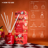 Crystal Collection – Apple Cinnamon (Special Combo) | Reed Diffuser (100ml) & Scented Candle (150g)