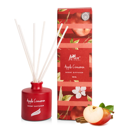 Crystal Collection – Apple Cinnamon (Special Combo) | Reed Diffuser (100ml) & Scented Candle (150g)