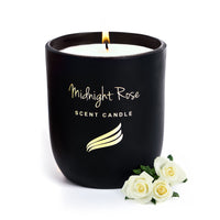 Midnight Rose Scented Candle - Crystal Collection (150gms)