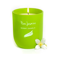 Pure Jasmine Scented Candle - Crystal Collection (150gms)