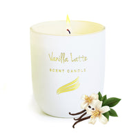 Vanilla Latte Scented Candle - Crystal Collection (150gms)