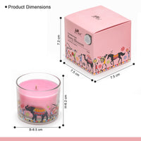 Celebration Collection – Berry Blossom Decal Print Scented Candle (100g)