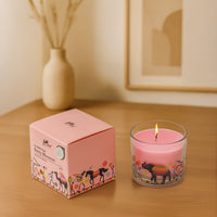 Celebration Collection – Berry Blossom Decal Print Scented Candle (100g)