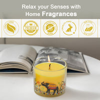 Celebration Collection – Lemon Sorbet Decal Print Scented Candle (100g)