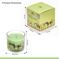 Celebration Collection – Mahogany Apple Decal Print Scented Candle (100g)