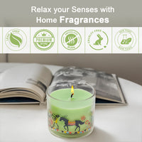 Celebration Collection – Mahogany Apple Decal Print Scented Candle (100g)