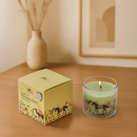 Celebration Collection – Mahogany Apple Decal Print Scented Candle (100g)