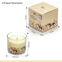 Celebration Collection – Vanilla Bean Decal Print Scented Candle (100g)