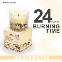 Celebration Collection – Vanilla Bean Decal Print Scented Candle (100g)