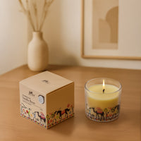 Celebration Collection – Vanilla Bean Decal Print Scented Candle (100g)