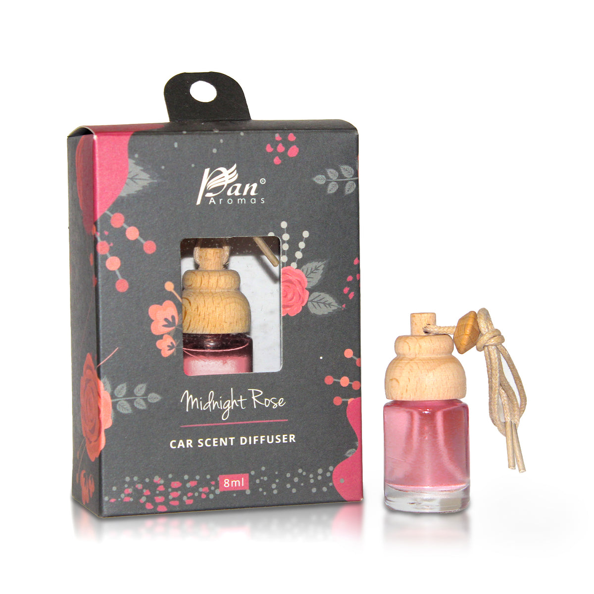 8ml Car Scent Diffuser - Midnight Rose