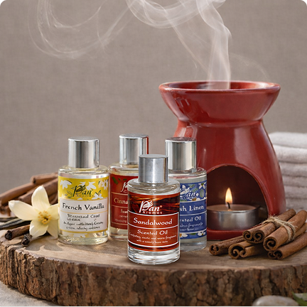 Burner Fragrance Oil Gift Set - 2B Warm_Red