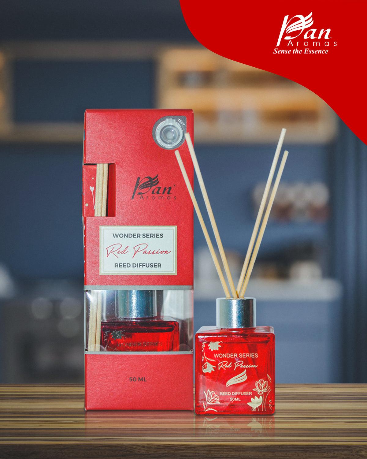 Wonder Series Reed Diffuser - 50ml - Red Passion