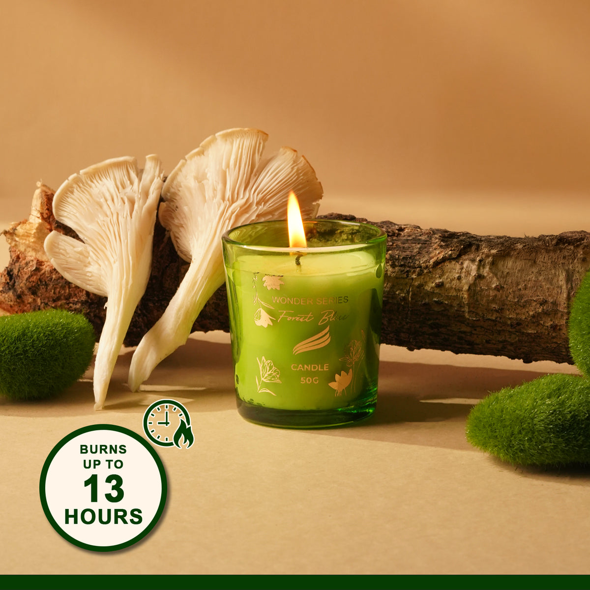 2 -Pack Wonder Series Shot Glass Candle - Forest Bliss and lemon sorbet